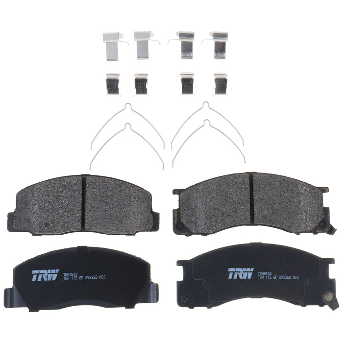 Front Disc Brake Pad Set for Toyota Previa 1991 - 1994 TRW Pro TRM0500