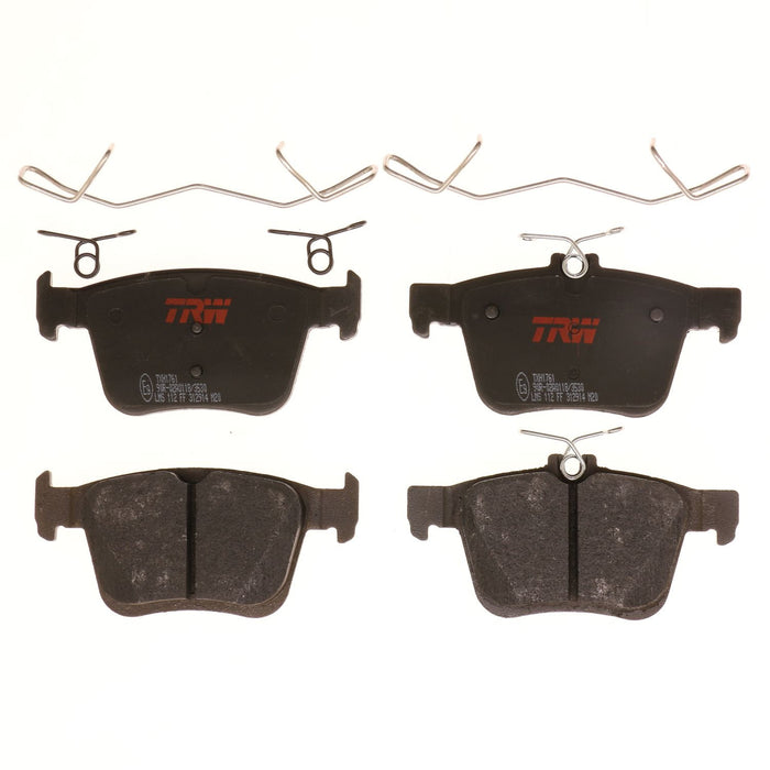 Rear Disc Brake Pad Set for Volkswagen Jetta 2019 - 2021 TRW Ultra TXH1761