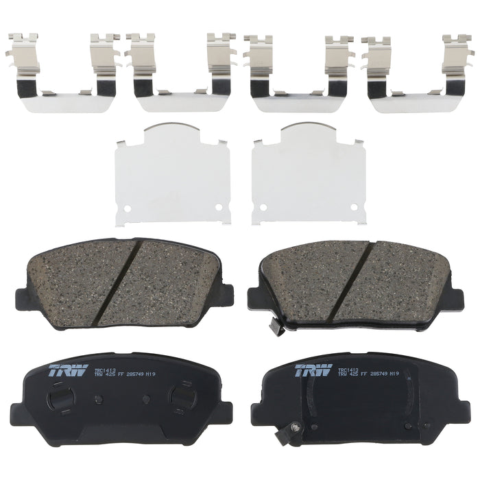 Front Disc Brake Pad Set for Kia Optima 2011 - 2015 TRW Pro TRC1413