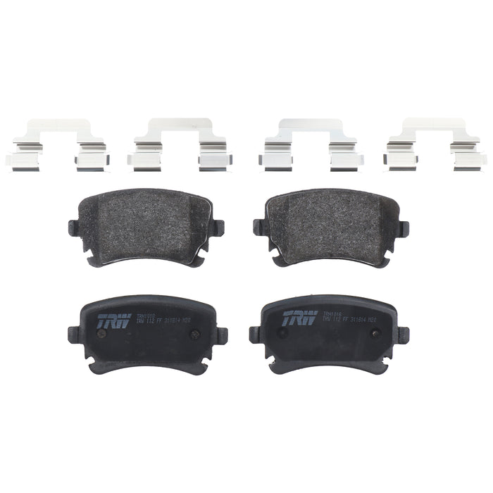 Rear Disc Brake Pad Set for Audi A6 Quattro 2005 - 2011 TRW Pro TRH1018