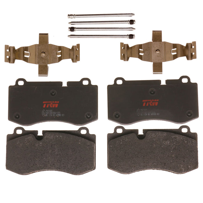 Front Disc Brake Pad Set for Mercedes-Benz S550 2007 - 2013 TRW Ultra TXC1223