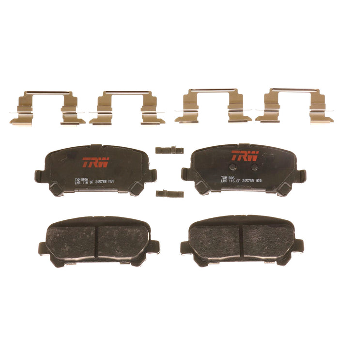 Rear Disc Brake Pad Set for Chevrolet Colorado 2015 - 2020 TRW Ultra TXH1806