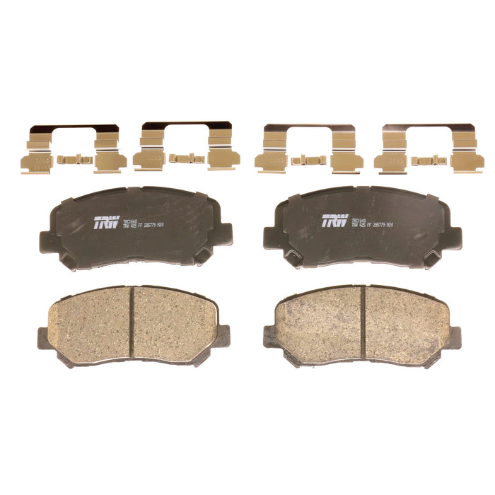Front Disc Brake Pad Set for Dodge Dart 2013 TRW Pro TRC1640