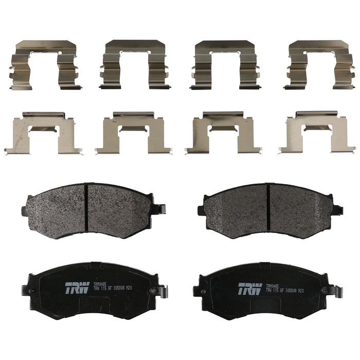 Front Disc Brake Pad Set for Nissan Sentra 2000 - 2001 TRW Pro TRM0485