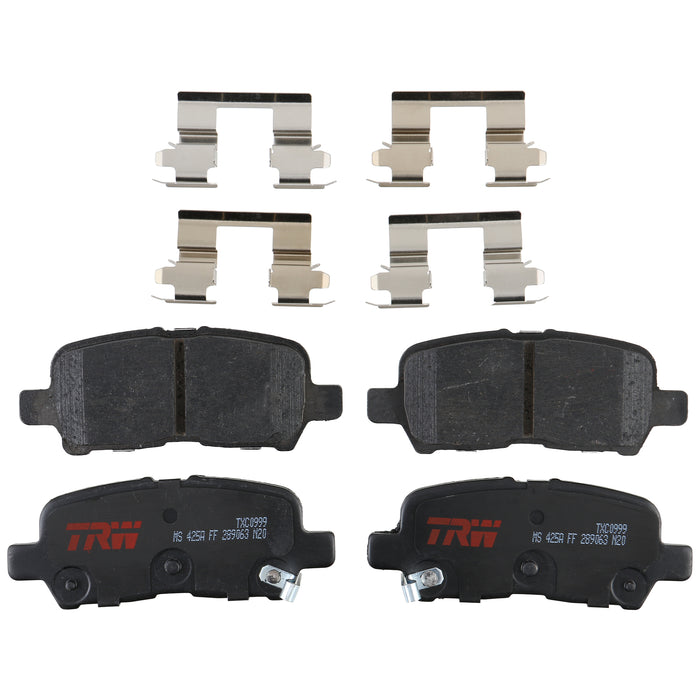 Rear Disc Brake Pad Set for Chevrolet Impala 2011 - 2013 TRW Ultra TXC0999
