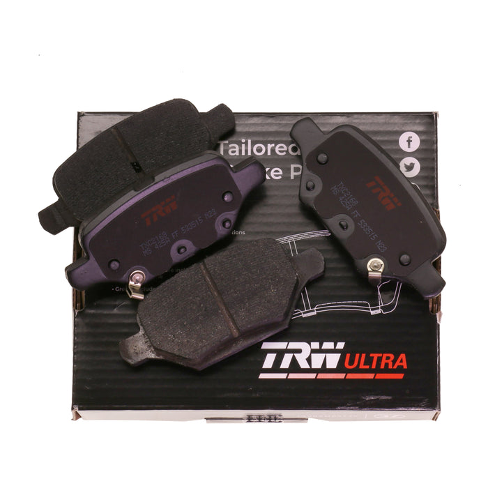 Rear Disc Brake Pad Set for Chevrolet Trax 2018 - 2022 TRW  Ultra TXC2168