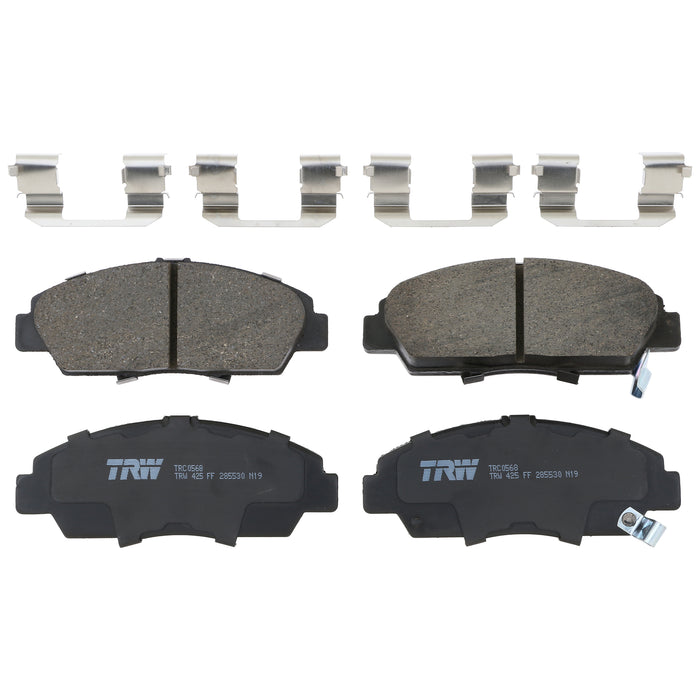 Front Disc Brake Pad Set for Honda Prelude 1992 - 1996 TRW Pro TRC0568