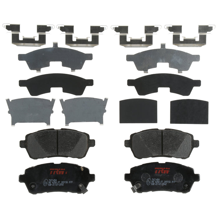 Front Disc Brake Pad Set for Ford Fiesta 2011 - 2019 TRW Ultra TXC1454