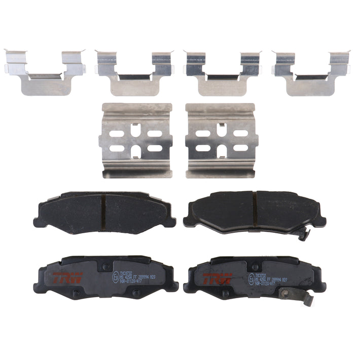 Rear Disc Brake Pad Set for Chevrolet Corvette 1997 - 2003 TRW Ultra TXC0732