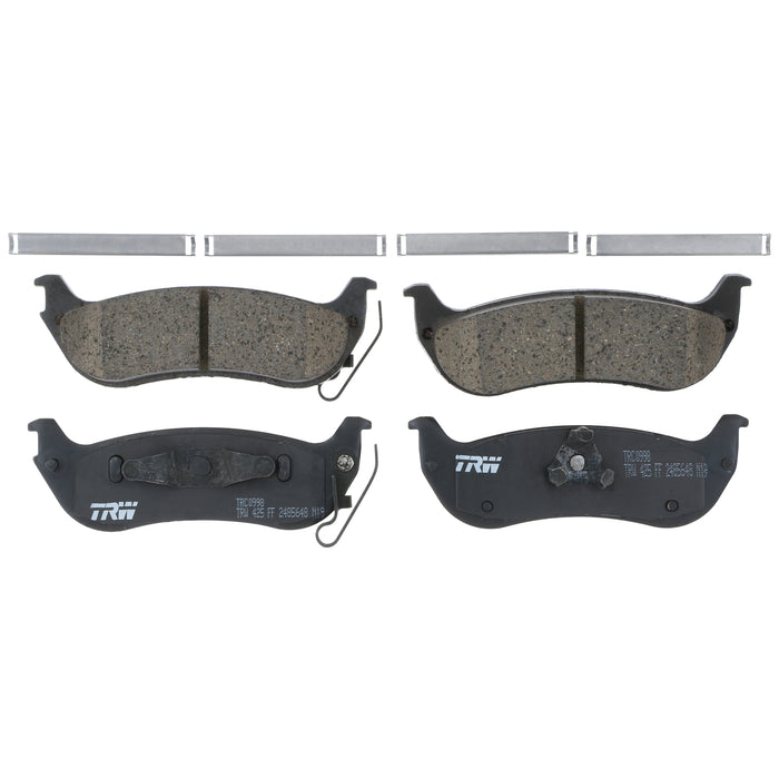 Rear Disc Brake Pad Set for Chrysler Pacifica 2004 - 2008 TRW Pro TRC0998