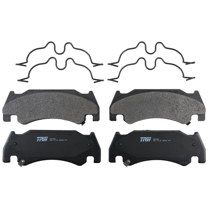 Front Disc Brake Pad Set for Dodge Ram 1500 2005 - 2006 TRW Pro TRM1085