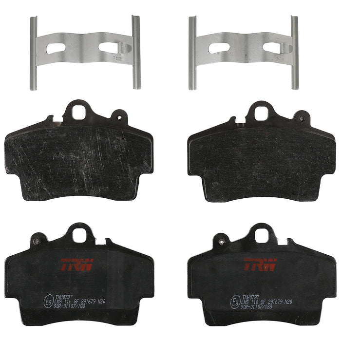 Front Disc Brake Pad Set for Porsche Boxster 1997 - 2001 TRW Ultra TXH0737