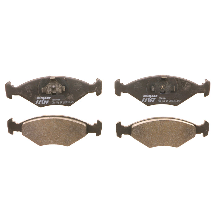 Front Disc Brake Pad Set for Volkswagen Fox 1987 - 1993 TRW Pro TRH0350