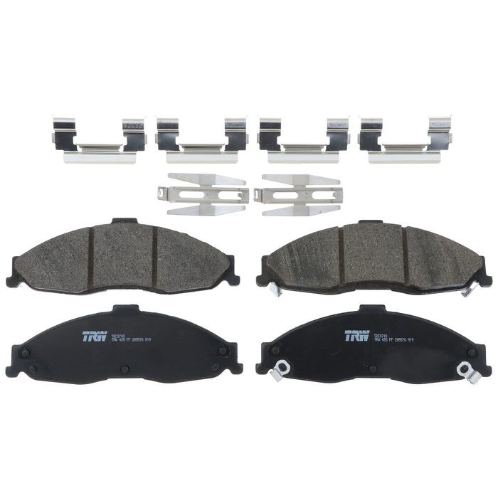 Front Disc Brake Pad Set for Chevrolet Camaro 1998 - 2002 TRW Pro TRC0749
