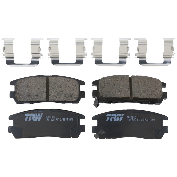 Rear Disc Brake Pad Set for Isuzu Rodeo 1993 - 1995 TRW Pro TRC0580