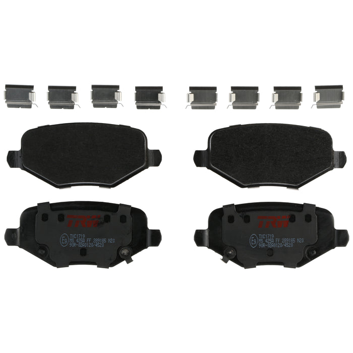 Rear Disc Brake Pad Set for Dodge Grand Caravan 2012 - 2016 TRW Ultra TXC1719