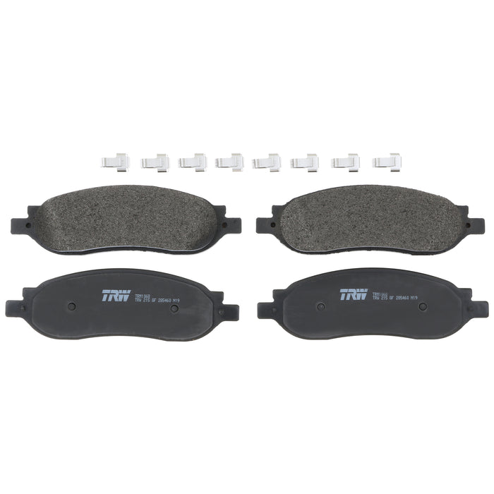 Rear Disc Brake Pad Set for Ford F-250 Super Duty 2005 - 2007 TRW Pro TRM1068