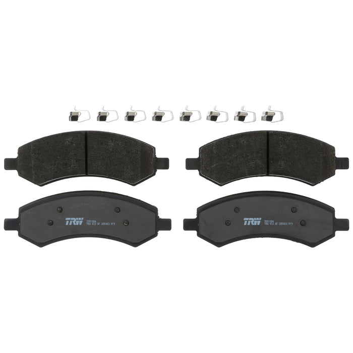 Front Disc Brake Pad Set for Ram 1500 2011 - 2018 TRW Pro TRM1084