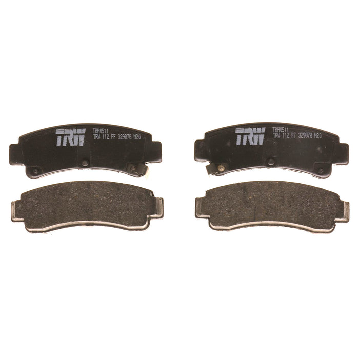 Rear Disc Brake Pad Set for Nissan Sentra 1991 - 1994 TRW Pro TRH0511