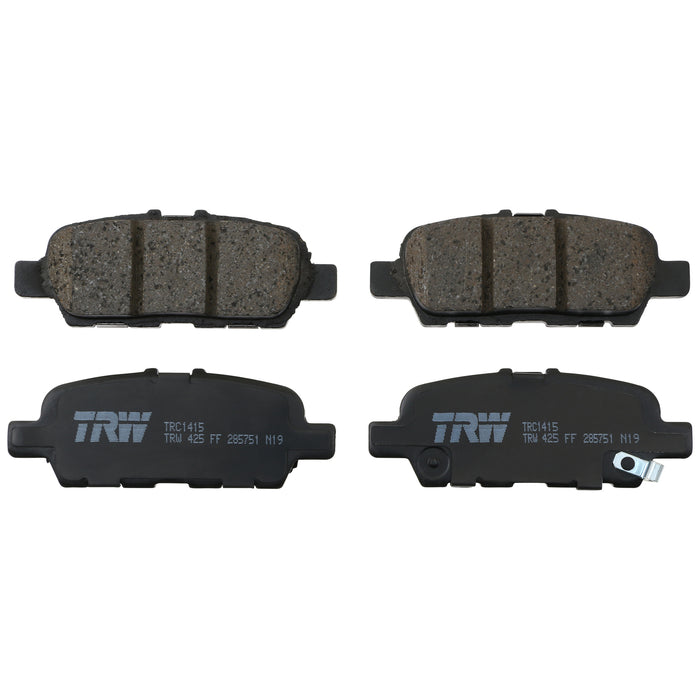 Rear Disc Brake Pad Set for Nissan Murano 2009 - 2021 TRW Pro TRC1415