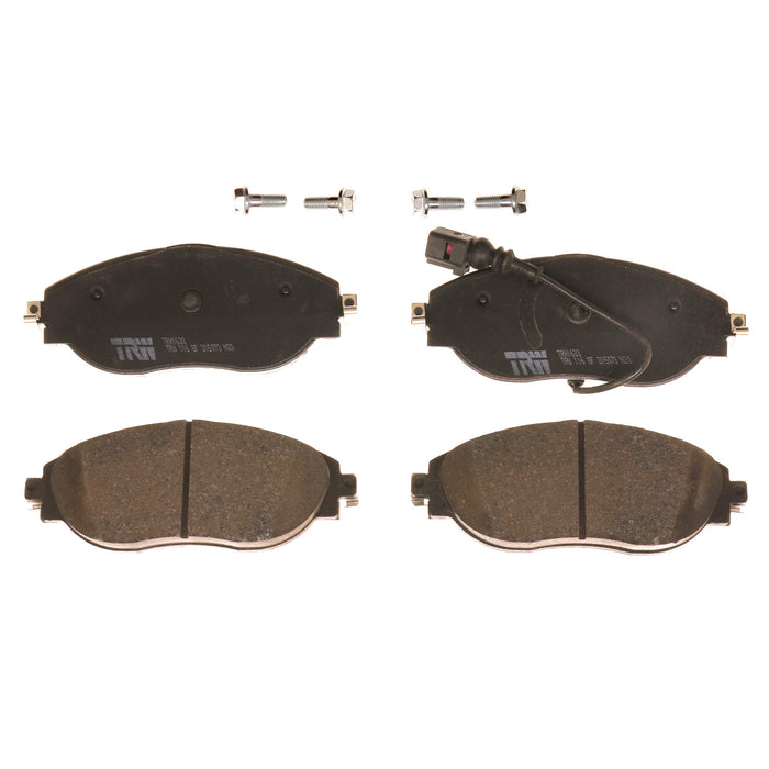 Front Disc Brake Pad Set for Volkswagen GTI 2015 - 2021 TRW Pro TRH1633
