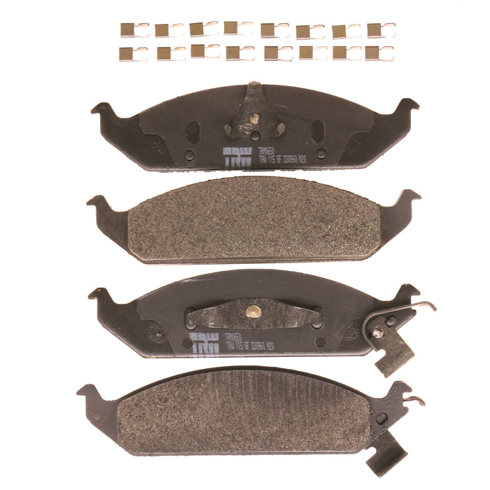 Rear, Front Disc Brake Pad Set for Chrysler Sebring 1996 - 2000 TRW Pro TRM0650