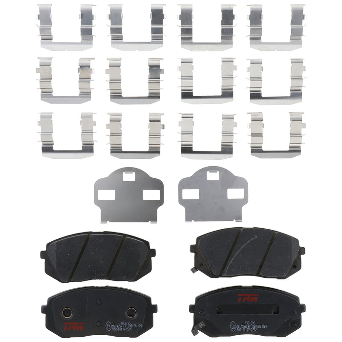 Front Disc Brake Pad Set for Hyundai Tucson 2010 - 2017 TRW Ultra TXC1295