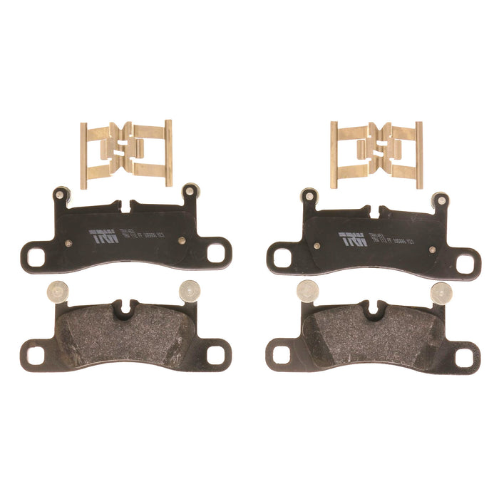 Rear Disc Brake Pad Set for Porsche Cayenne 2011 - 2018 TRW Pro TRH1453