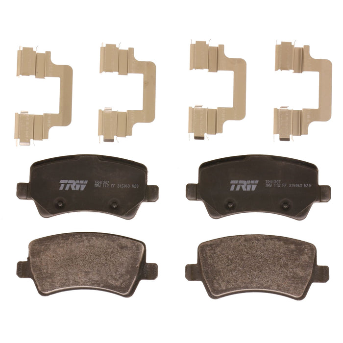 Rear Disc Brake Pad Set for Volvo XC60 2010 - 2017 TRW Pro TRH1307