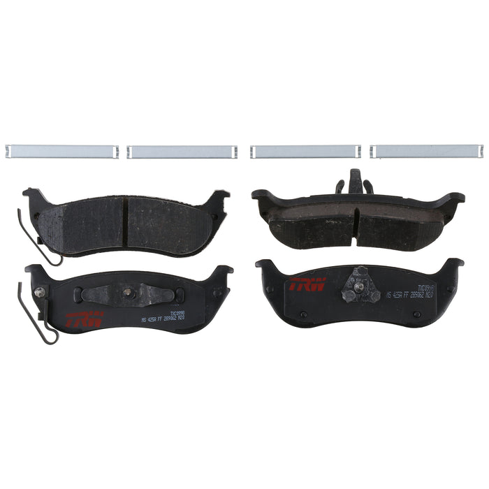 Rear Disc Brake Pad Set for Chrysler Pacifica 2004 - 2008 TRW Ultra TXC0998