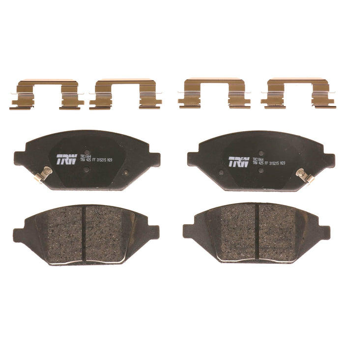 Front Disc Brake Pad Set for Chevrolet Spark 2016 TRW Pro TRC1864