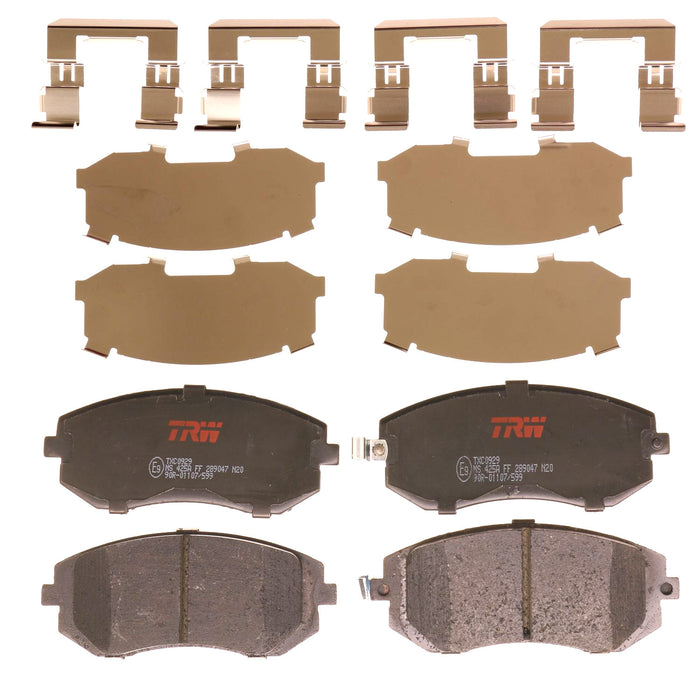 Front Disc Brake Pad Set for Subaru Outback 2002 - 2012 TRW Ultra TXC0929