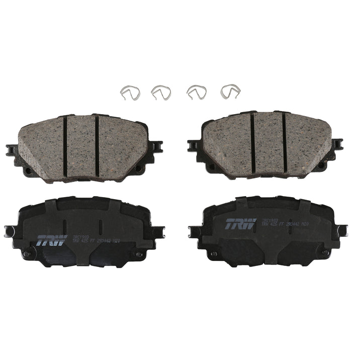 Front Disc Brake Pad Set for Mazda MX-5 Miata 2016 - 2020 TRW Pro TRC1903