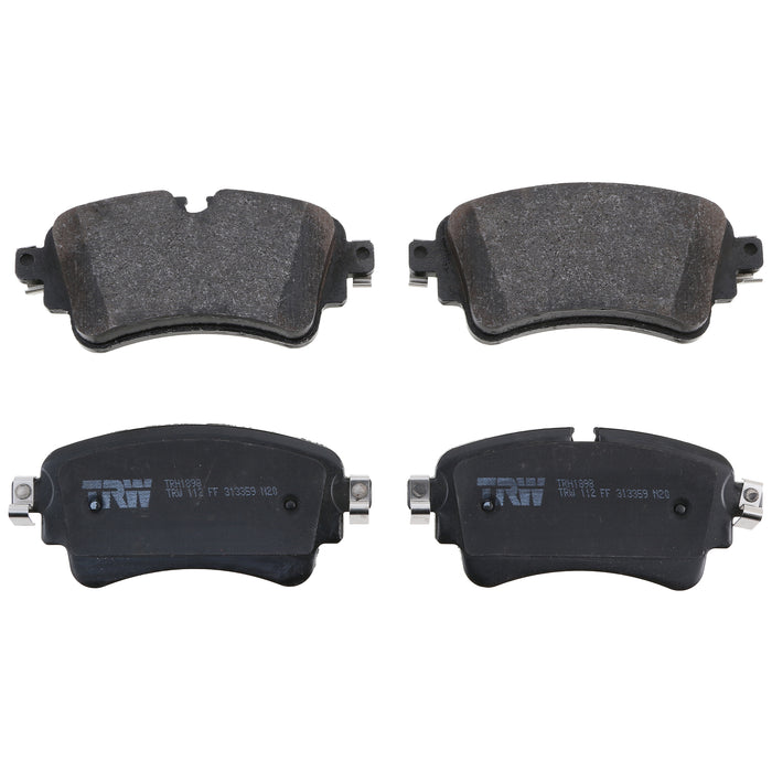 Rear Disc Brake Pad Set for Audi A4 2017 - 2018 TRW Pro TRH1898