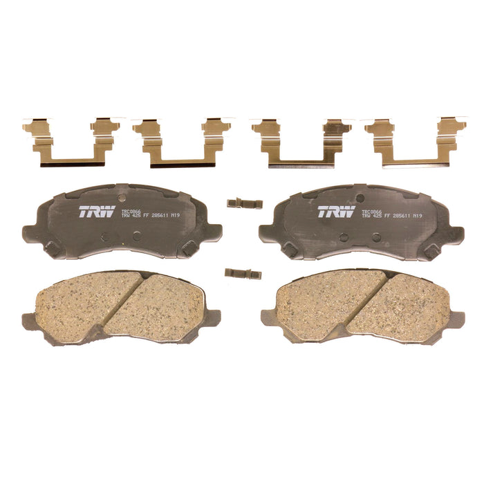 Front Disc Brake Pad Set for Jeep Patriot 2014 - 2016 TRW Pro TRC0866