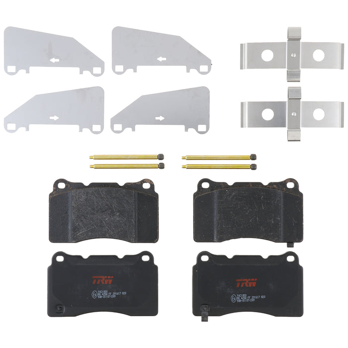 Front Disc Brake Pad Set for Ford Mustang 2007 - 2014 TRW Ultra TXC1050