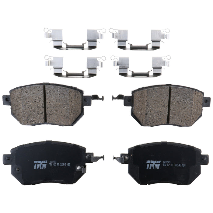 Front Disc Brake Pad Set for Nissan Murano 2003 - 2007 TRW Pro TRC0969