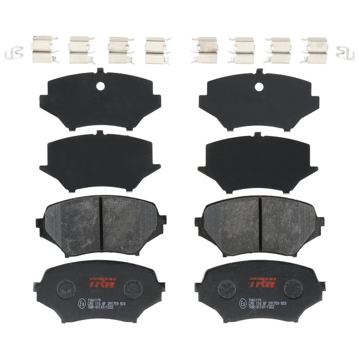 Front Disc Brake Pad Set for Mazda MX-5 Miata 2006 - 2015 TRW Ultra TXH1179