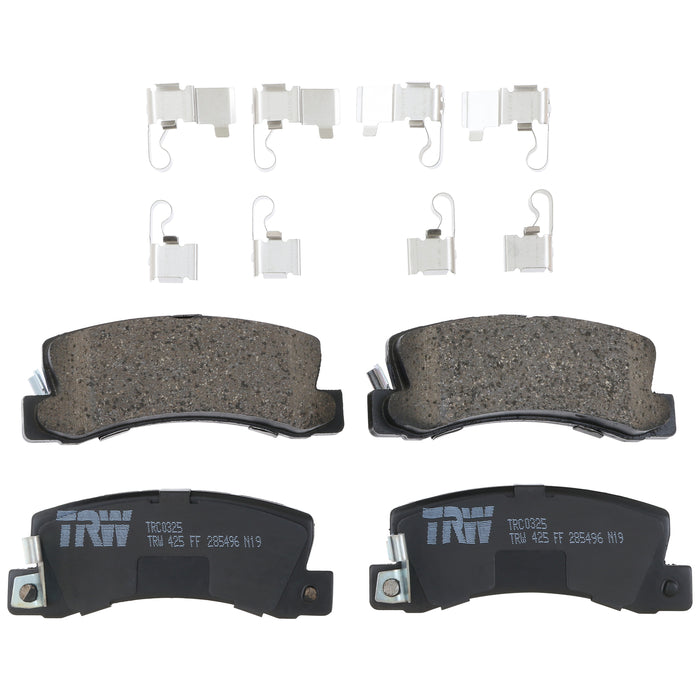 Rear Disc Brake Pad Set for Toyota Camry 1988 - 1999 TRW Pro TRC0325