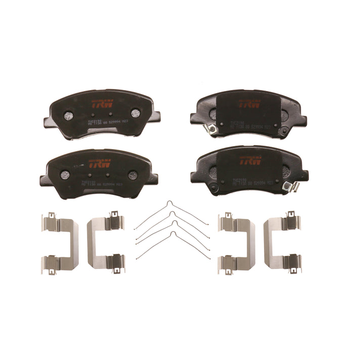 Front Disc Brake Pad Set for Kia Rio 2018 - 2022 TRW Ultra TXC2190