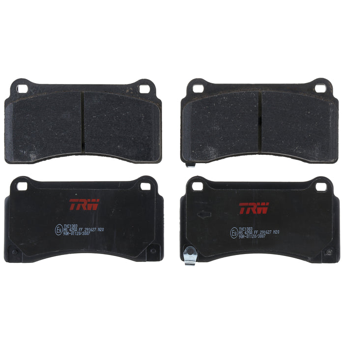Rear Disc Brake Pad Set for Nissan GT-R 2009 - 2018 TRW Ultra TXC1383