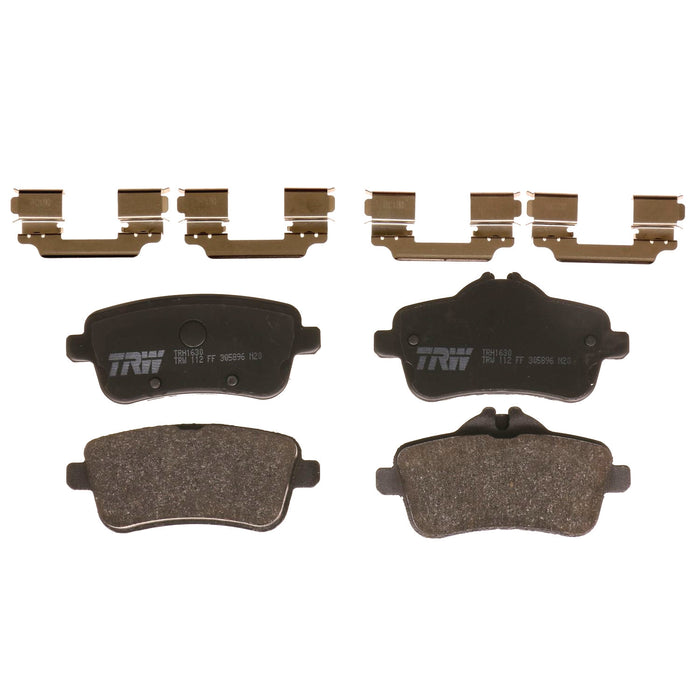 Rear Disc Brake Pad Set for Mercedes-Benz ML350 2012 - 2015 TRW Pro TRH1630