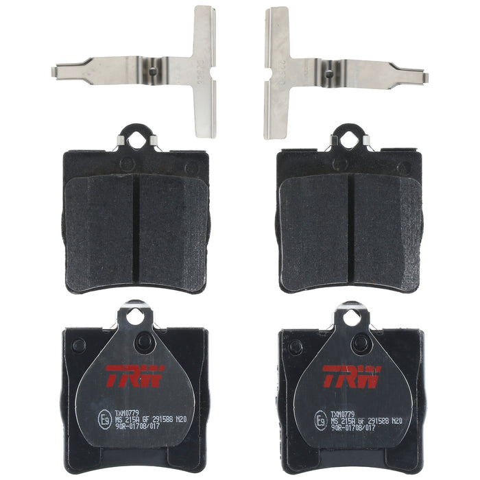 Rear Disc Brake Pad Set for Mercedes-Benz C230 2002 - 2005 TRW Ultra TXM0779