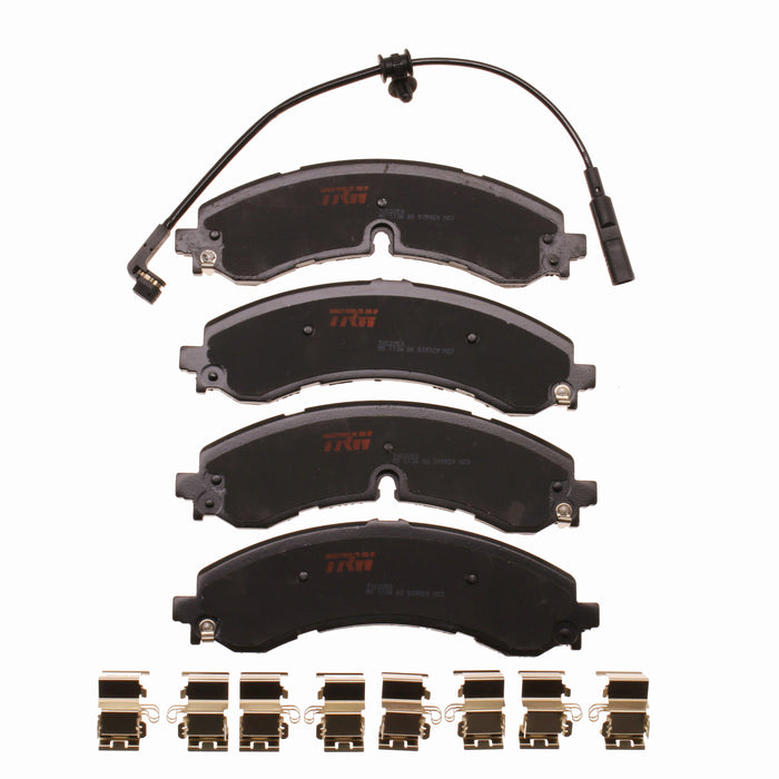 Rear, Front Disc Brake Pad Set for Chevrolet Silverado 2500 HD 2020 - 2022 TRW Ultra TXC2250