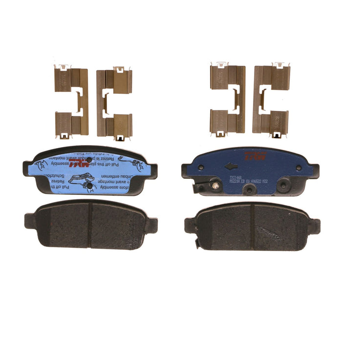 Rear Disc Brake Pad Set for Cadillac ELR 2014 TRW Blue TXI1468