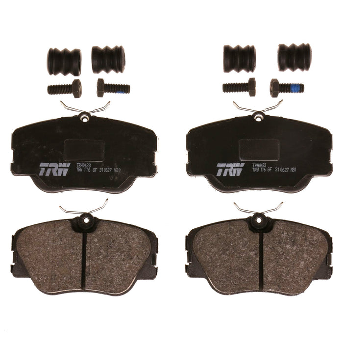 Front Disc Brake Pad Set for Mercedes-Benz 300E 1986 - 1993 TRW Pro TRH0423