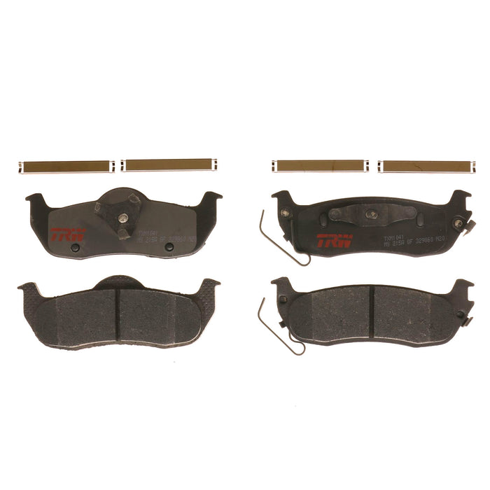 Rear Disc Brake Pad Set for Nissan TITAN 2004 - 2015 TRW Ultra TXM1041