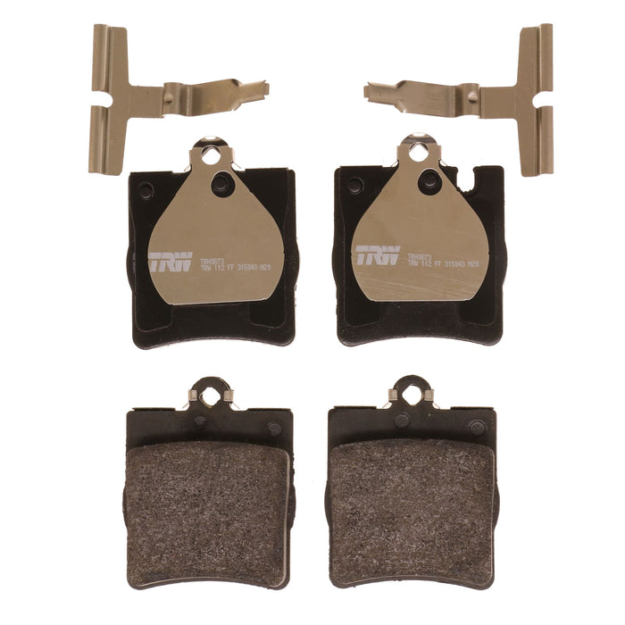 Rear Disc Brake Pad Set for Mercedes-Benz C230 2003 - 2007 TRW Pro TRH0873