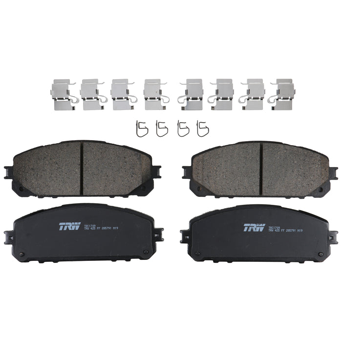 Front Disc Brake Pad Set for Jeep Cherokee 2014 - 2015 TRW Pro TRC1709