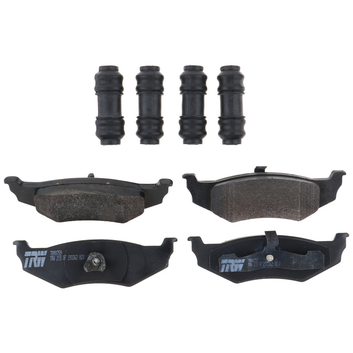 Rear Disc Brake Pad Set for Chrysler PT Cruiser 2001 - 2010 TRW Pro TRM0759
